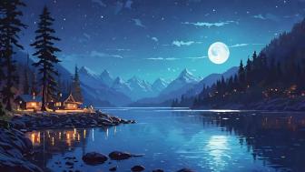 Full Moon River Adventure wallpaper