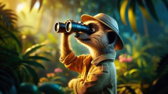 The explorer - Mr. Meerkat wallpaper