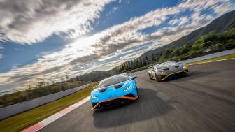 Lamborghini Huracan STO on the Race Track wallpaper