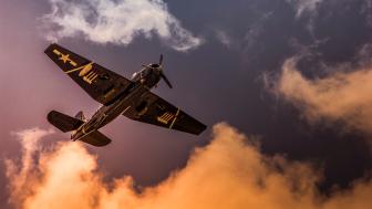 Grumman TBF Avenger in Flight wallpaper