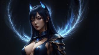 Mystical Demoness Enchantment wallpaper