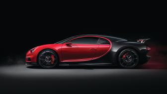 Bugatti Chiron in Stunning 4K Side View wallpaper