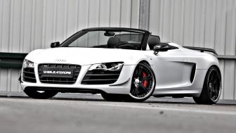 Audi R8 GT Spyder in Action wallpaper