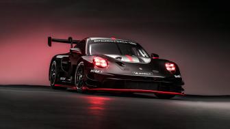 Porsche 911 GT3 R in Stunning Race-Ready Display wallpaper