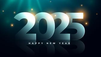 Festive 2025 New Year Celebration Wallpaper in 4K wallpaper