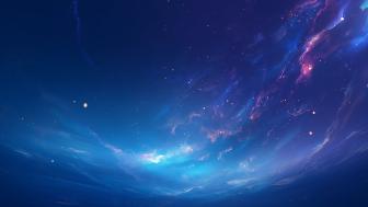 Starry Cosmos Reimagined in AI Art wallpaper