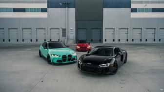 BMW M3 F80, G80 and Audi R8 wallpaper