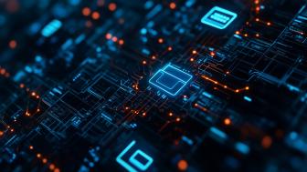 Neon Circuitry Dreamscape wallpaper