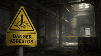 Danger Asbestos wallpaper