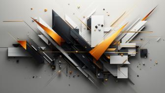 Geometric Harmony in Stunning 4K wallpaper