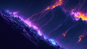 Bad Weather in a Cosmic Landscape wallpaper