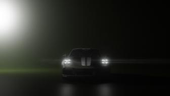 Porsche 911 Illuminated in the Night wallpaper