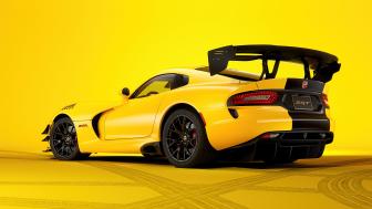 Dodge Viper SRT in Vibrant Yellow Glory wallpaper