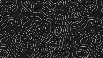 Monochrome Topographic Lines Wallpaper wallpaper