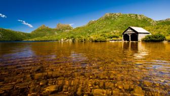 Dove Lake Serenity in Tasmania's Wilderness wallpaper