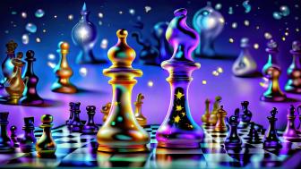 Psychodelic Chess wallpaper