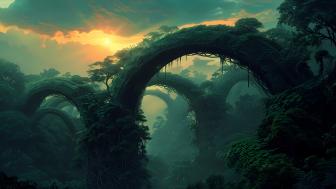 Devil's bridges wallpaper