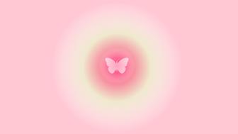 Butterfly Dreams in Gentle Pink Hues wallpaper
