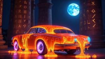 Melting Car in Runescape Fantasy wallpaper