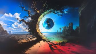 Surreal World of Infinite Possibilities wallpaper