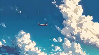 Journey Through Anime Skies wallpaper