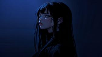 Enigmatic Elegance in the Shadows wallpaper