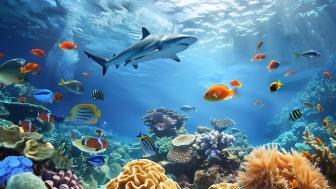 Underwater world wallpaper