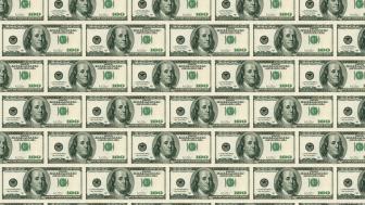 Hundred Dollar Currency Pattern Wallpaper wallpaper