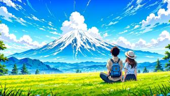 Serene Anime Romance in 5K Splendor wallpaper