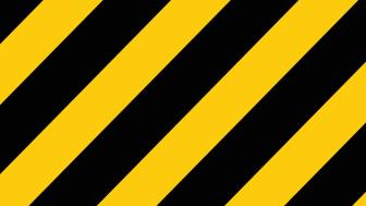 Stripe Patterns of Black and Yellow Caution Vibes wallpaper