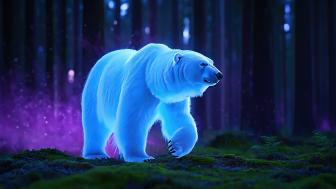 Ghostly Bear wallpaper