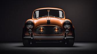 Vintage Elegance on Wheels: AI Art in 5K wallpaper