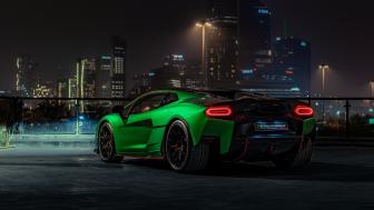 Lamborghini Temerario: Dream Night in the City wallpaper