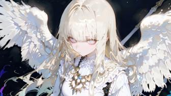 Angelic Presence of Ethereal Beauty wallpaper