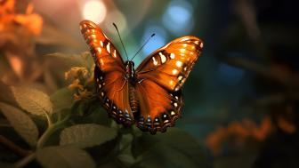 Monarch Beauty in Vivid Detail wallpaper