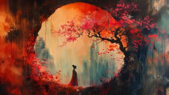 Enchanted Entry to a Mythical World wallpaper