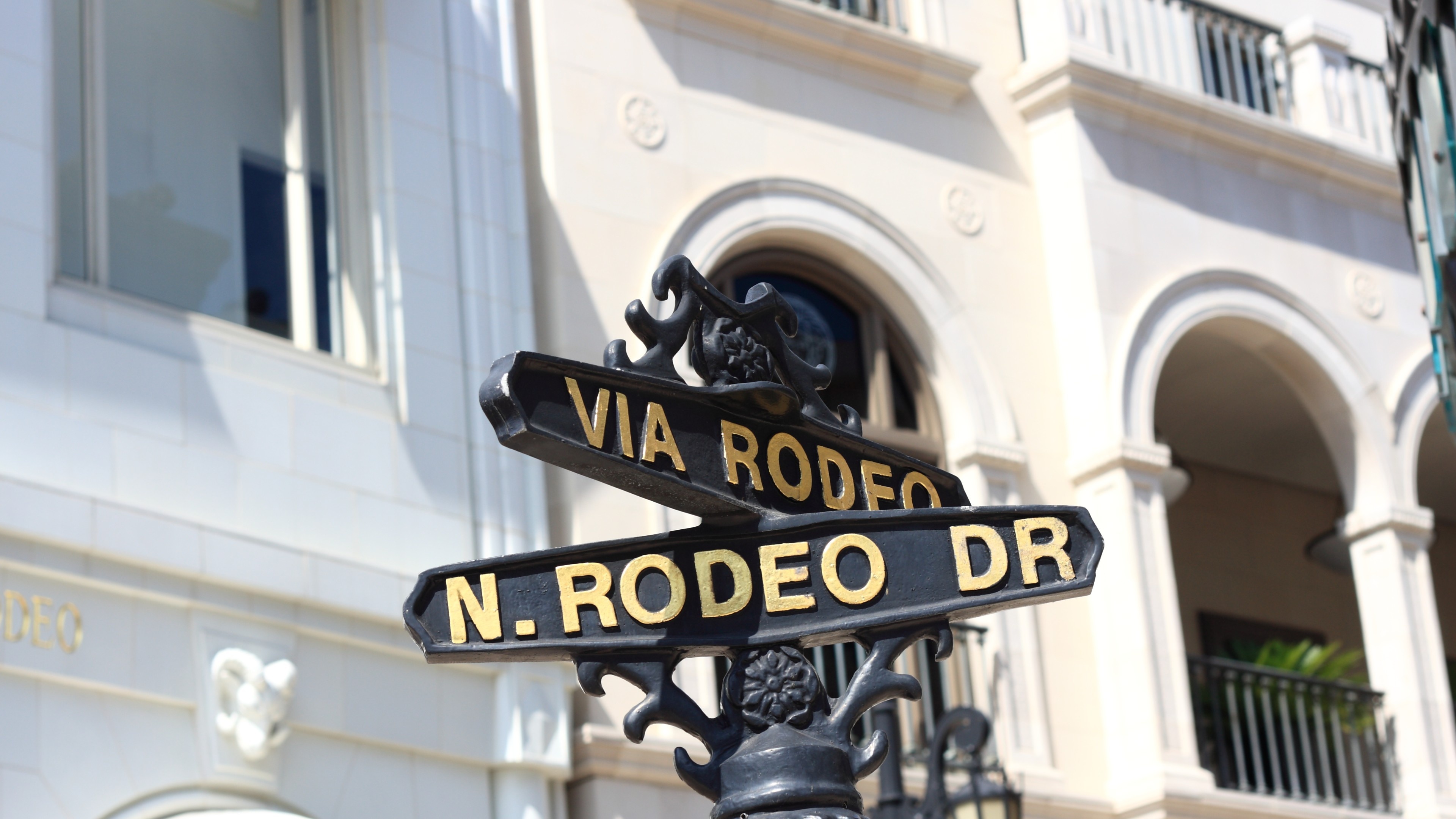 Iconic Rodeo Drive Sign Rodeo Drive Street Sign Wallpaper - backiee