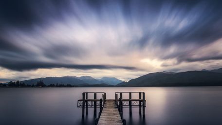 Serenity at the Lakefront wallpaper