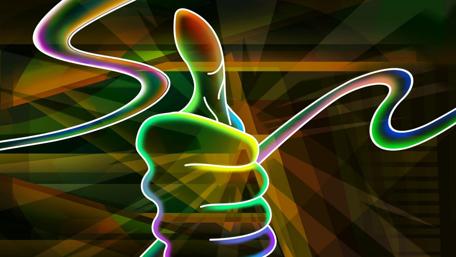 Colorful Digital Hand Gesture wallpaper