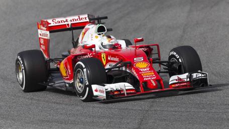 Ferrari F1 in Action: Vettel's 2016 Speed Machine wallpaper