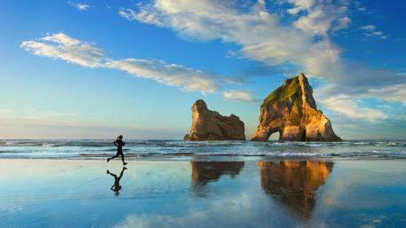 Beautiful Summer Day at the Beach wallpaper
