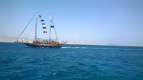 Sailing Through Tranquil Waters of Adventure wallpaper
