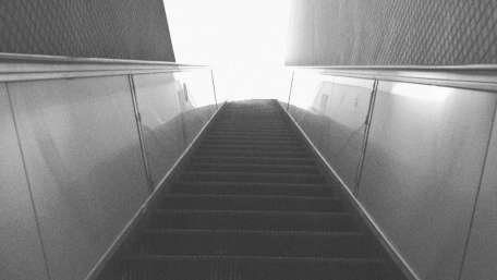 Stairway to Urban Light wallpaper