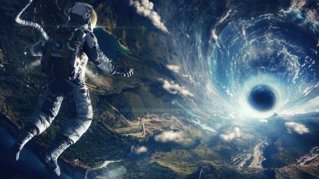 Astronaut's Leap into the Unknown wallpaper