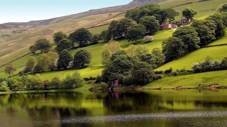 Idyllic Country Retreat by the Lake wallpaper