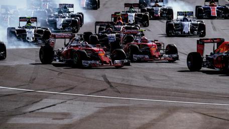 F1 Adrenaline: Baku GP Start Line Intensity wallpaper