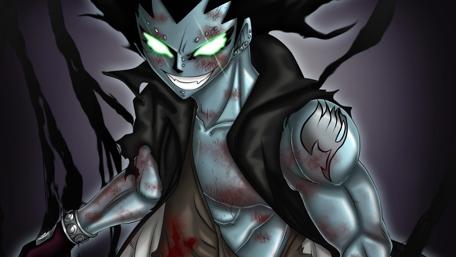 Gajeel Redfox Lurking in the Shadows wallpaper