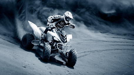 Quad bike desert racing wallpaper