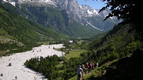 Adventure in Albania's Majestic Mountains wallpaper