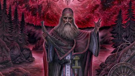 Mystical Warrior under Celestial Skies wallpaper